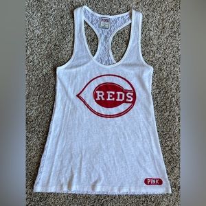 PINK by Victoria’s Secret | Cincinnati Reds | Lace Back Tank Top
